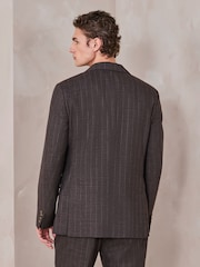 Brun - Smal passform Brun Merinoull Dressjakke - Bilde 4 av 11