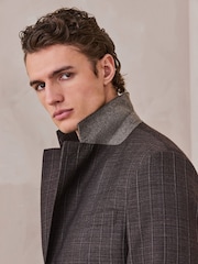 Brun - Smal passform Brun Merinoull Dressjakke - Bilde 5 av 11