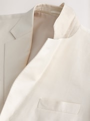 Ecru - N.Premium Tailored Fit Linen Suit Jacket - Bild 10 von 13