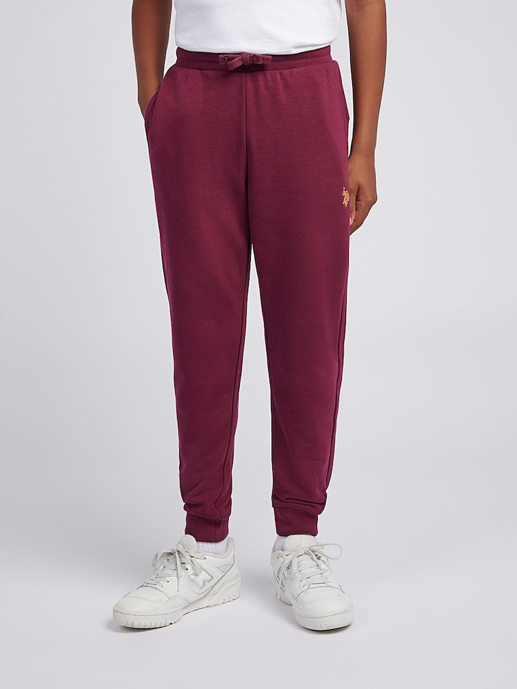 U.S. Polo Assn. Purple Boys Double Horsemen Loopback Joggers - Image 1 of 9 U.S. Polo Assn. Purple Boys Double Horsemen Loopback Joggers - Image 1 of 9