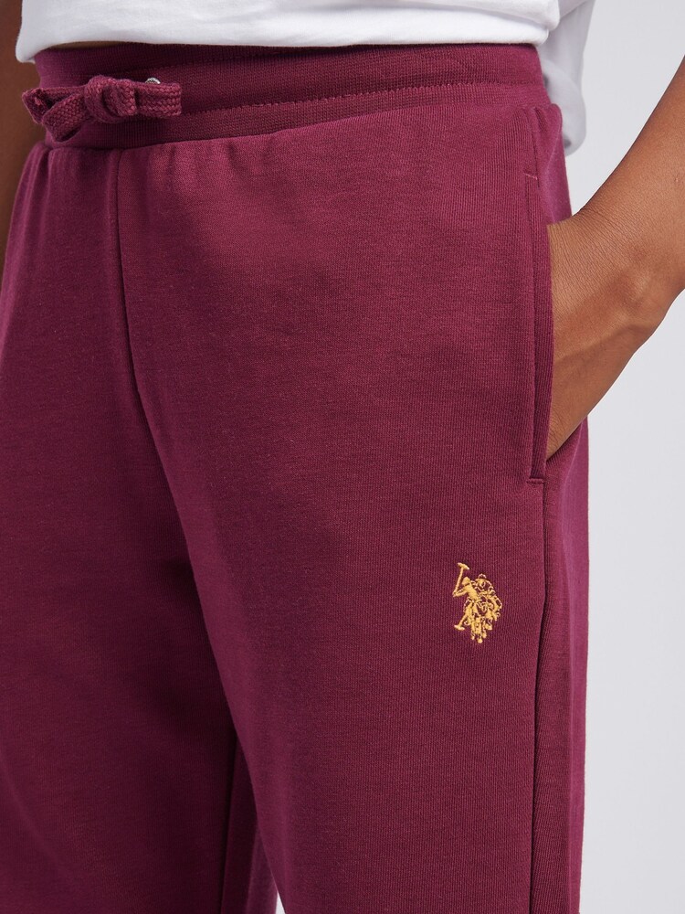U.S. Polo Assn. Purple Boys Double Horsemen Loopback Joggers - Image 2 of 9 U.S. Polo Assn. Purple Boys Double Horsemen Loopback Joggers - Image 2 of 9