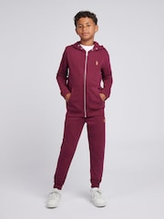U.S. Polo Assn. Purple Boys Double Horsemen Loopback Joggers - Image 3 of 9