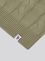 U.S. Polo Assn. Grey Boys Cable Knit Funnel Jumpers - Image 7 of 7