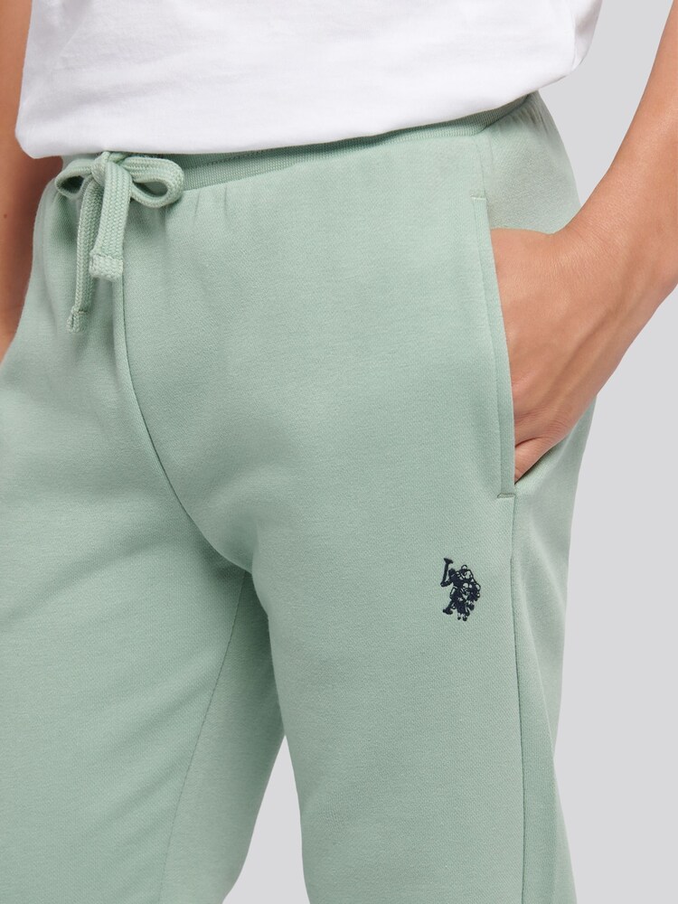 U.S. Polo Assn. Green Boys Double Horsemen Loopback Joggers - Image 2 of 8 U.S. Polo Assn. Green Boys Double Horsemen Loopback Joggers - Image 2 of 8