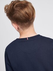 U.S. Polo Assn. Blue Double Horsemen Crew Sweatshirt - Image 5 of 10