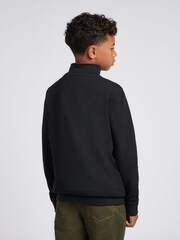 U.S. Polo Assn. Black Double Horsemen ¼ Zip Sweatshirt - Image 4 of 7
