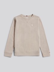 U.S. Polo Assn. Natural Double Horsemen Crew Sweatshirt - Image 6 of 10