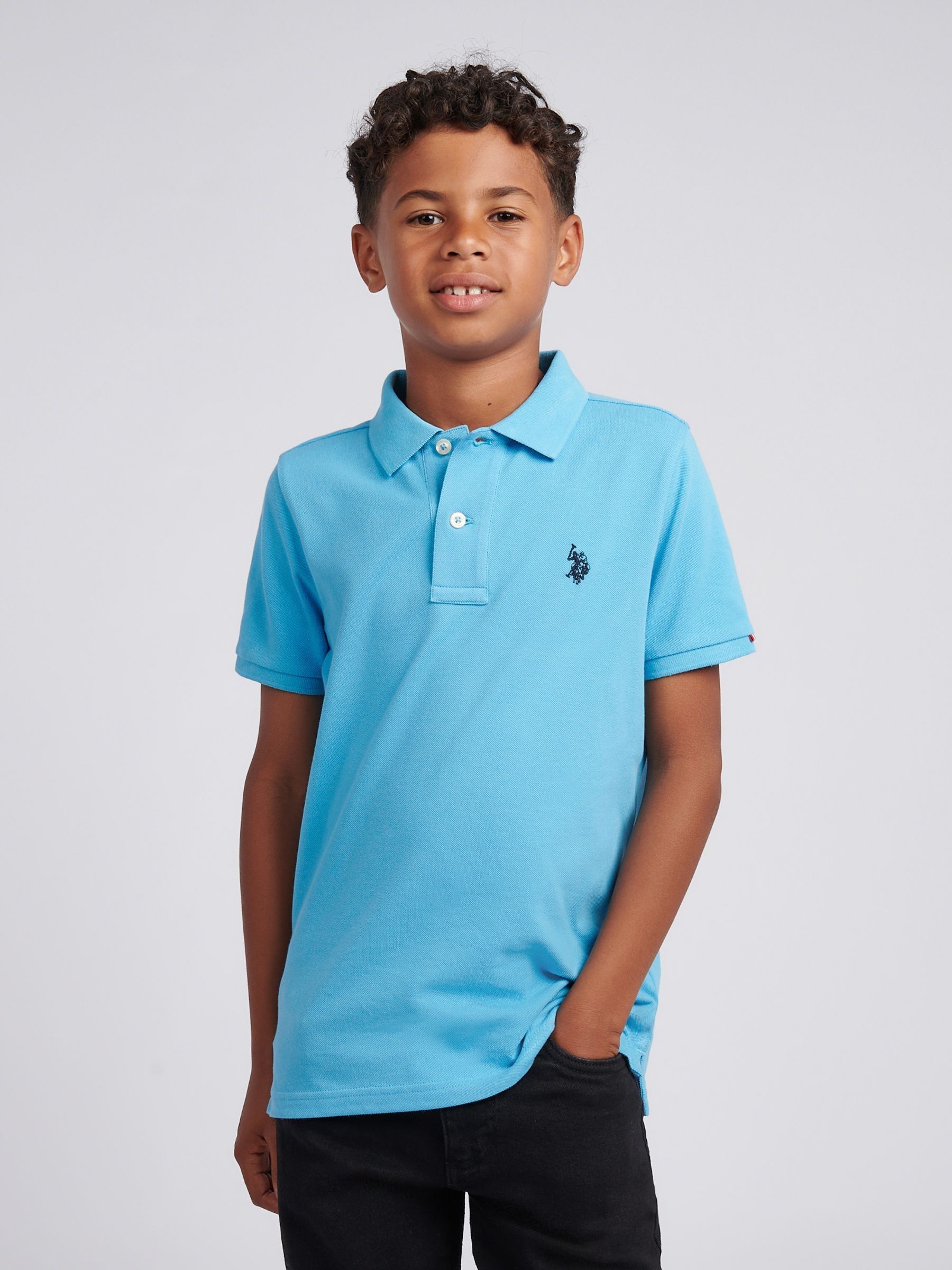 Comprar Luz azul - Associação de Polo dos EUA. Camisa Polo Double