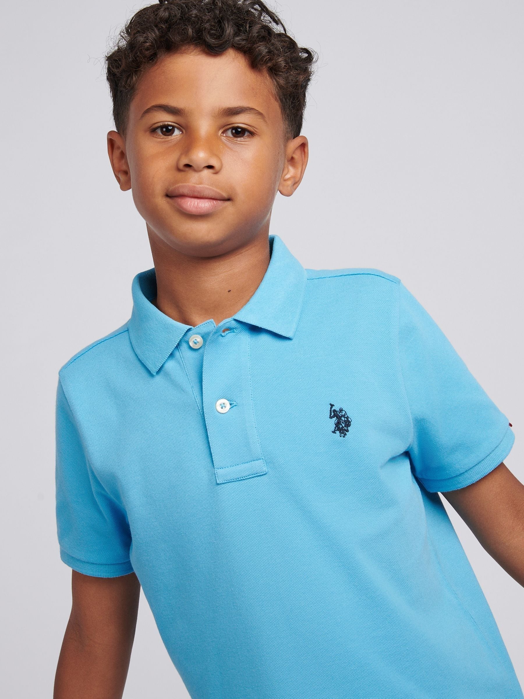 Comprar Luz azul - Associação de Polo dos EUA. Camisa Polo Double
