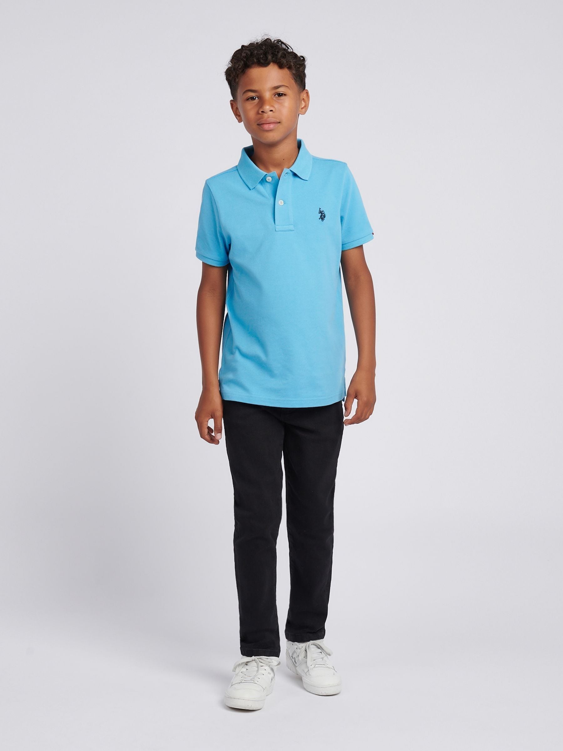 Comprar Luz azul - Associação de Polo dos EUA. Camisa Polo Double
