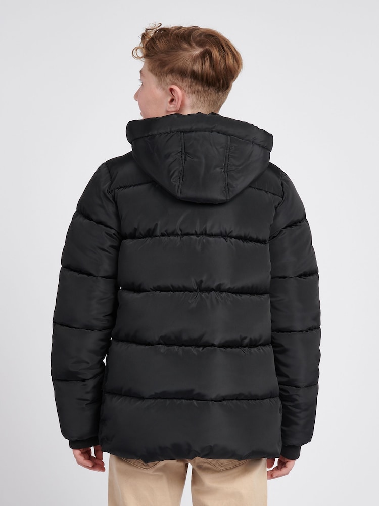 U.S. Polo Assn. Black Heavy Puffer Coat - Image 2 of 10
