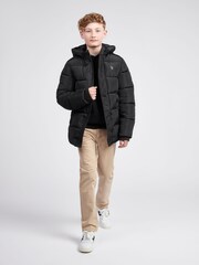 U.S. Polo Assn. Black Heavy Puffer Coat - Image 3 of 10