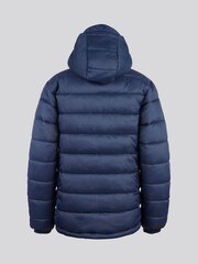U.S. Polo Assn. Navy Blue Hooded Quilted Jacket - Image 6 of 9