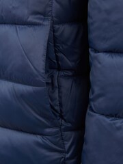 U.S. Polo Assn. Navy Blue Hooded Quilted Jacket - Image 8 of 9