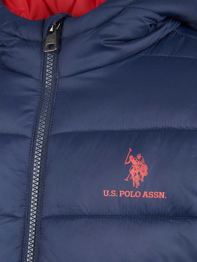 U.S. Polo Assn. Navy Blue Hooded Quilted Jacket - Image 9 of 9 U.S. Polo Assn. Navy Blue Hooded Quilted Jacket - Image 9 of 9