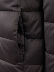 U.S. Polo Assn. Black Hooded Quilted Jacket - Image 11 of 11