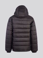 U.S. Polo Assn. Black Hooded Quilted Jacket - Image 9 of 11