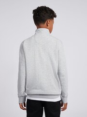 U.S. Polo Assn. Grey Double Horsemen ¼ Zip Sweatshirt - Image 4 of 8