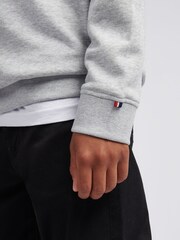 U.S. Polo Assn. Grey Double Horsemen ¼ Zip Sweatshirt - Image 5 of 8