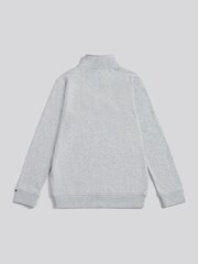 U.S. Polo Assn. Grey Double Horsemen ¼ Zip Sweatshirt - Image 7 of 8