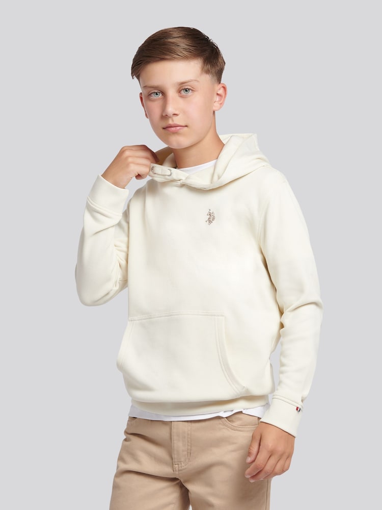 U.S. Polo Assn. White Double Horsemen Hoodie - Image 1 of 10