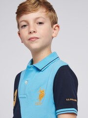 U.S. Polo Assn. Heritage Blue Boys Sash Polo Shirt - Image 5 of 9