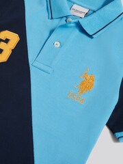 U.S. Polo Assn. Heritage Blue Boys Sash Polo Shirt - Image 9 of 9