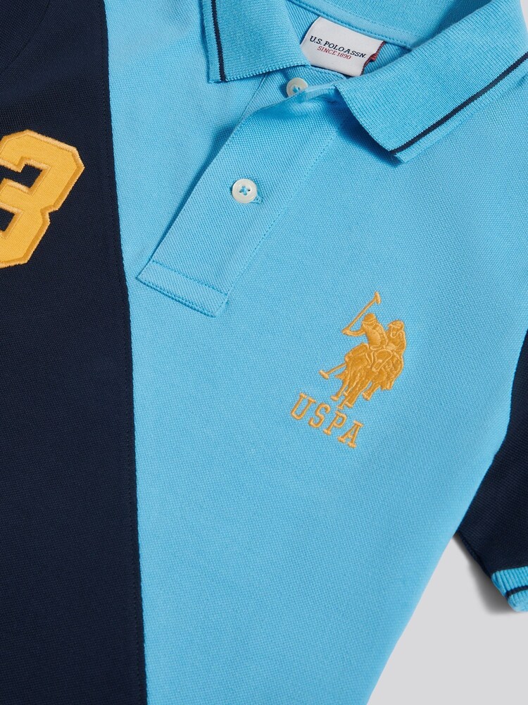 U.S. Polo Assn. Heritage Blue Boys Sash Polo Shirt - Image 9 of 9