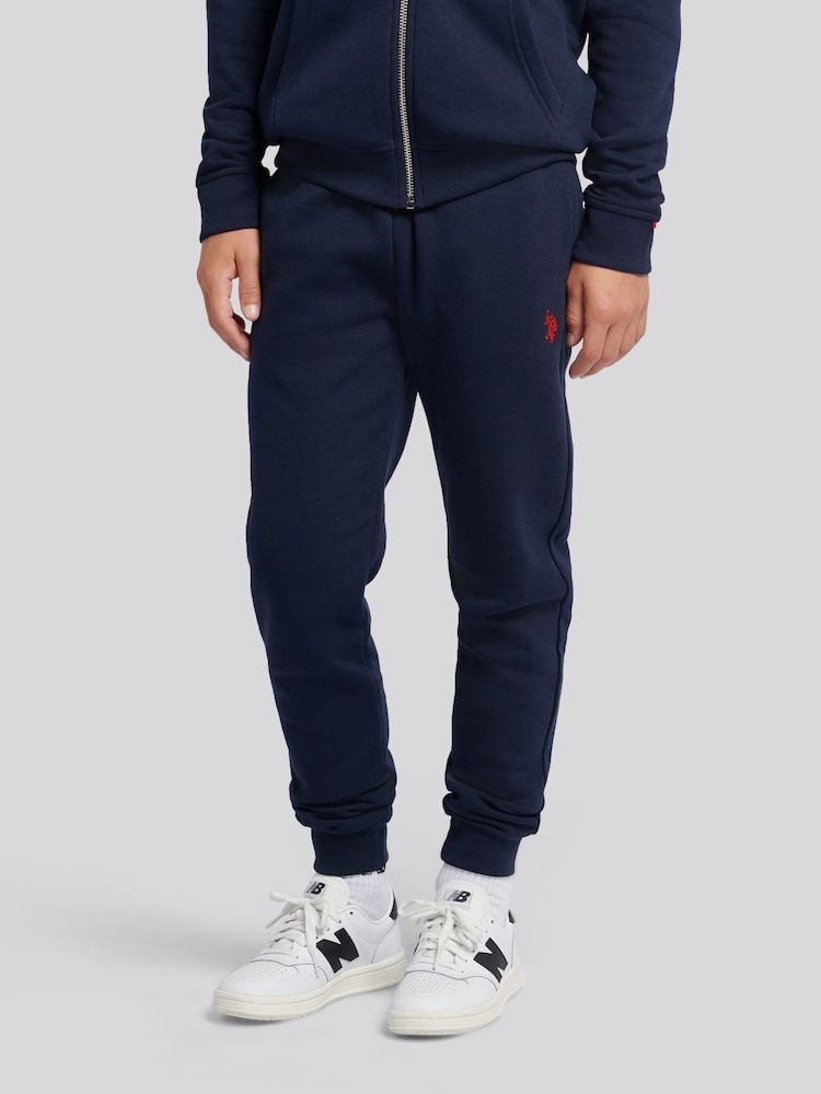 U.S. Polo Assn. Boys Double Horsemen Loopback Joggers - Imagen 1 de 8