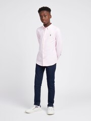 U.S. Polo Assn Pink Boys Oxford Shirt - Image 3 of 9
