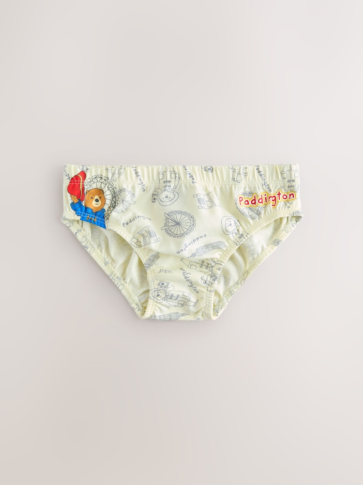 Blue on White Paddington Bear Briefs 5 Pack (1.5-8yrs) - Image 2 of 8