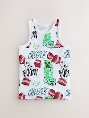Black/Green Minecraft Vests 3 Pack (3-14yrs) - Image 2 of 7