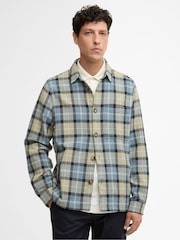 Barbour® Highland Lake Tartan Vennel Textured Overshirt - Image 1 of 7