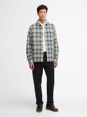 Barbour® Highland Lake Tartan Vennel Textured Overshirt - Image 3 of 7