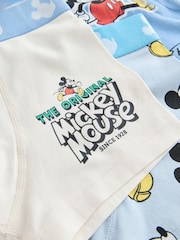 Blue/White Mickey Mouse Trunks Pack (2-10yrs) - Image 9 of 9