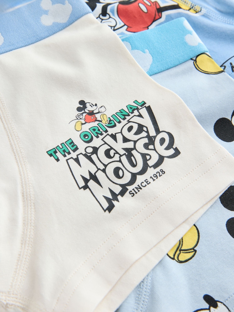 Blue/White Mickey Mouse Trunks Pack (2-10yrs) - Image 9 of 9