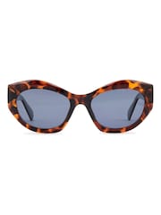 Prive Revaux Brown Cat Eye Sunglasses in Havana - Image 3 of 4