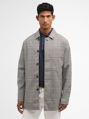 Barbour® Beige Check Rokig Waterproof Jacket - Image 1 of 7