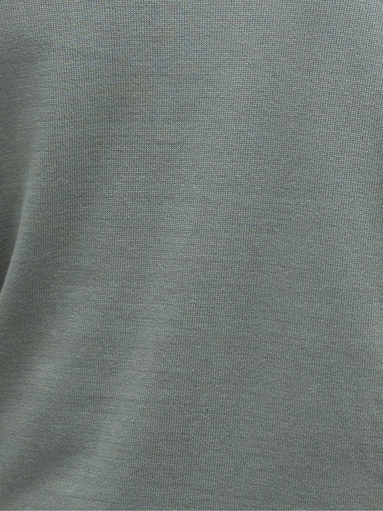 Barbour® Agave Green Pima Cotton Crew Neck Jumper - Image 7 of 7