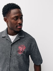 Charcoal Grey Rolling Stones Jersey Short Sleeve Shirt - Image 5 of 10