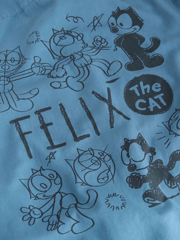 Mavi Feliks - Ağır Çəkili Oksford Uzun Qollu Köynək - 11şəkildən 11 şəkil