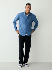 Mavi Feliks - Ağır Çəkili Oksford Uzun Qollu Köynək - 11şəkildən 2 şəkil