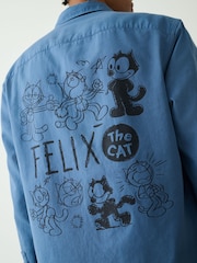 Mavi Feliks - Ağır Çəkili Oksford Uzun Qollu Köynək - 11şəkildən 6 şəkil