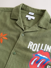 Grå - Rolling Stones Patch Kortermet Skjorte - Bilde 8 av 8