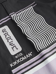 Charcoal Grey Ramen License Oxford Long Sleeve Shirt - Image 11 of 11