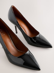 Black Extra Wide Fit Forever Comfort® Point Toe Court Heels - Image 4 of 5