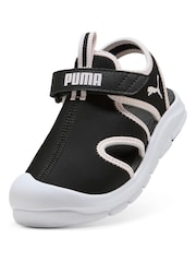 أسود/وردي - صندل Fun Racer للأطفال من Puma - صورة 4 من 6