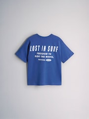 The Set 4 Pack Short Sleeve Cotton Jersey Pyjamas Navy Blue/Cream/Brown - Image 3 of 6