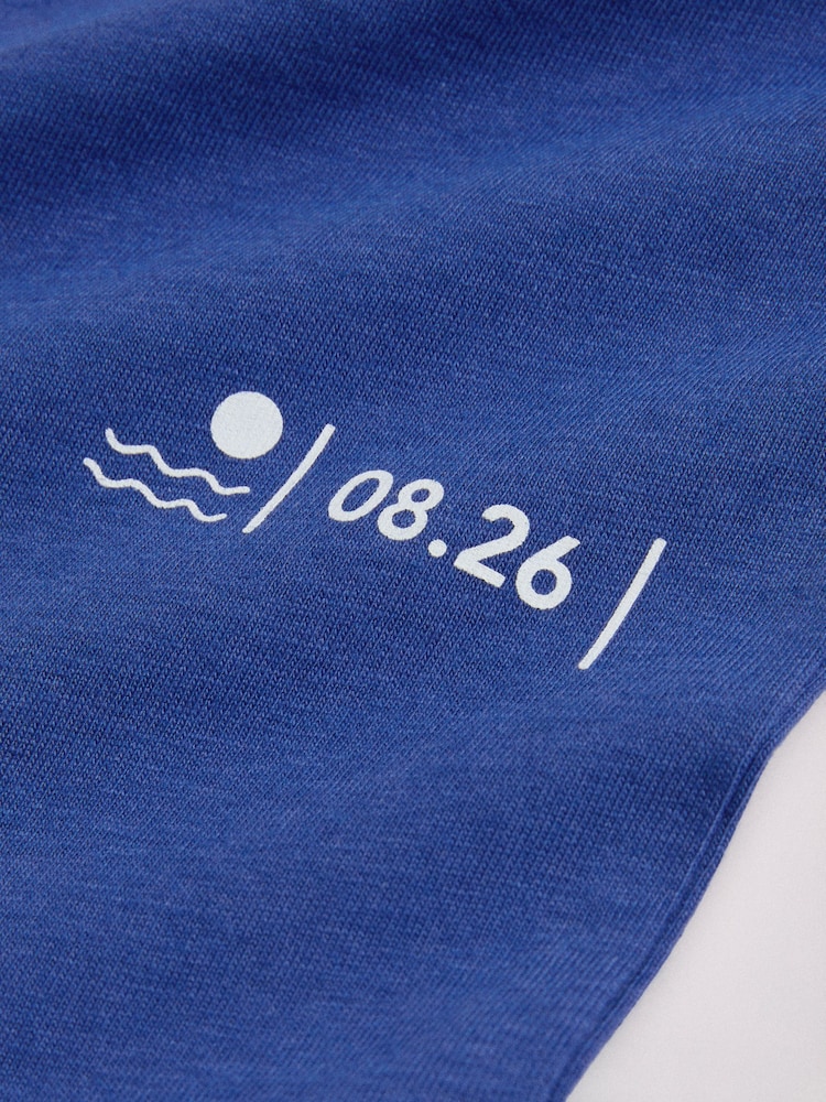 The Set 4 Pack Short Sleeve Cotton Jersey Pyjamas Navy Blue/Cream/Brown - Image 6 of 6