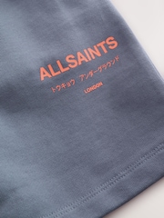 smALLSAINTS Mid Blue Underground Sweat Shorts - Image 11 of 12